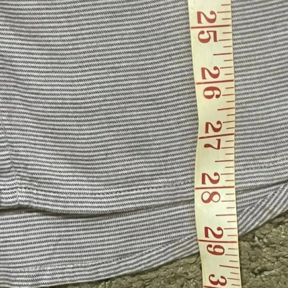Mountain Hardwear Shirt Womens M Purple Stripe Stretch Flannel Button Up - Picture 9 of 10